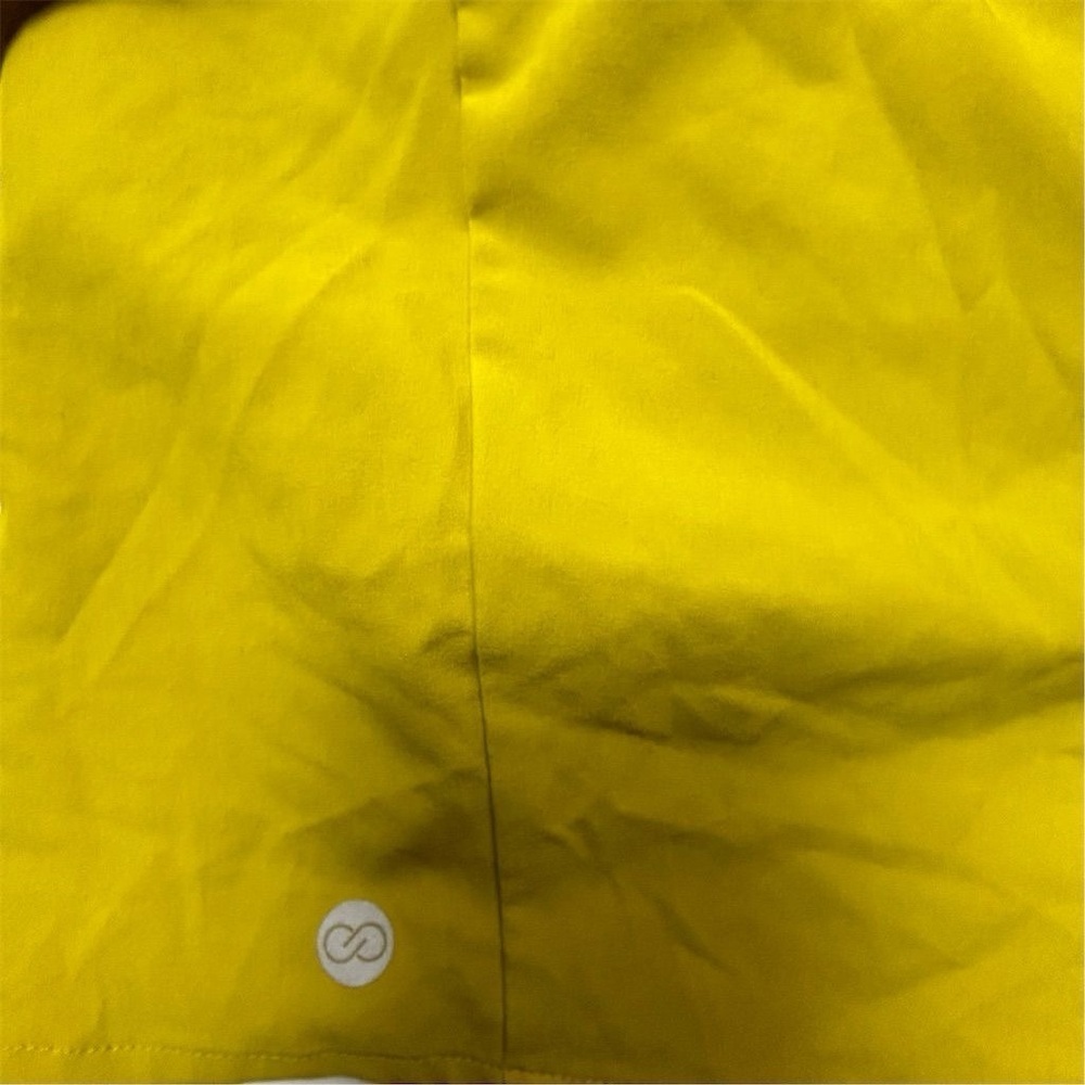 Calia Women's Yellow Athletic Shorts XXL High Rise Gym Running - Picture 3 of 7